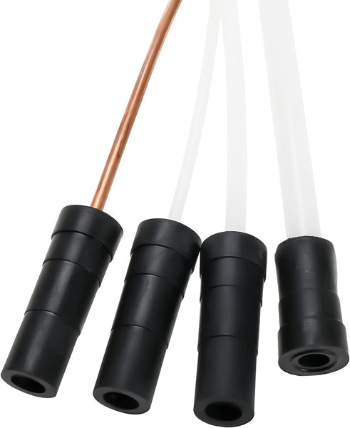 BOOMSTART 9L Manual Vacuum Oil Pump Fluid Extractor Suction Pump Oil Petrol Fuel Transfer Pump with 4 Tubes for Cars Motorbikes Marine Engines