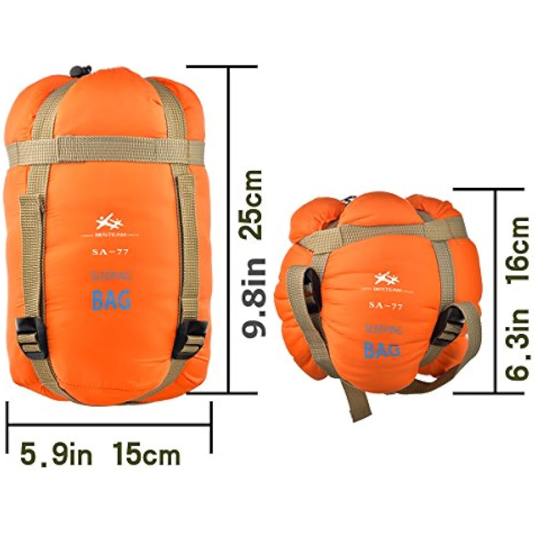 Agemore Ultra-light Warm Weather Rectangular Sleeping Bag, 75" L x 30" W, Lightweight Envelope sleeping bag for Outdoor Camping, Backpacking & Hiking - Fit for Kids, Teens and Adults