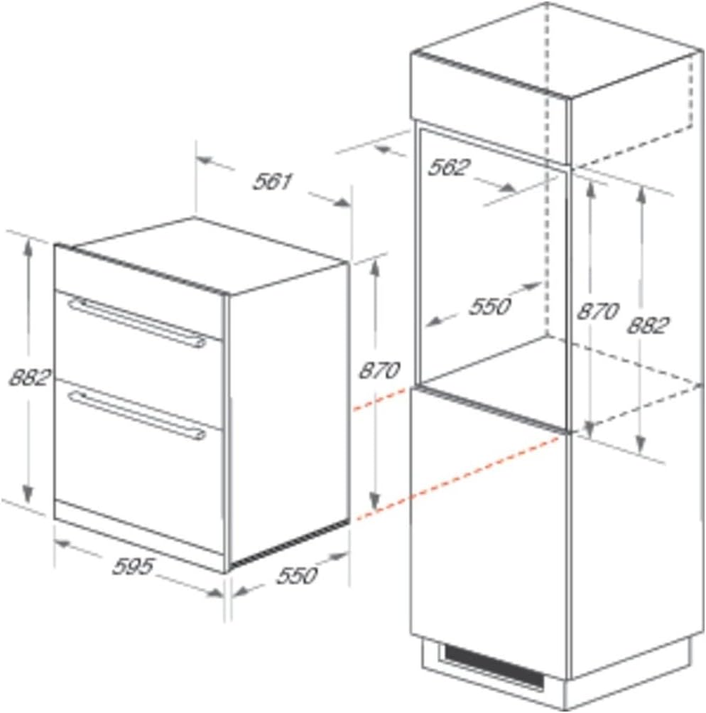 Hotpoint Class 2 DD2 540 IX Built-in Oven - Stainless Steel, Silver