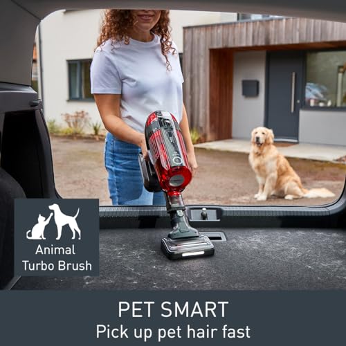 Tefal Cordless Stick Vacuum Cleaner X-Force 12.60 – 45 min Runtime, Handheld & Flexible Vacuum Cleaner, Pet & Car Tool, Red, TY98A2GO