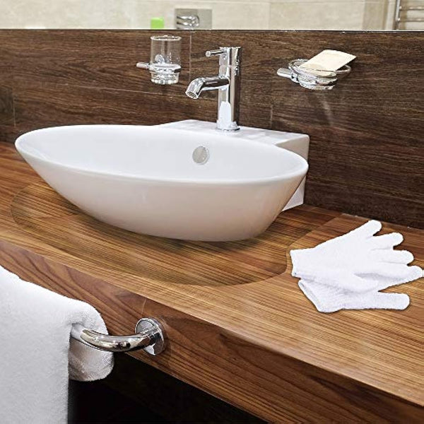 Duufin 14 Pairs Exfoliating Gloves Body Scrubber Bath Glove Scrubbing Gloves for Shower, Spa, Massage, Dead Skin Cell Remover, 7 Colours