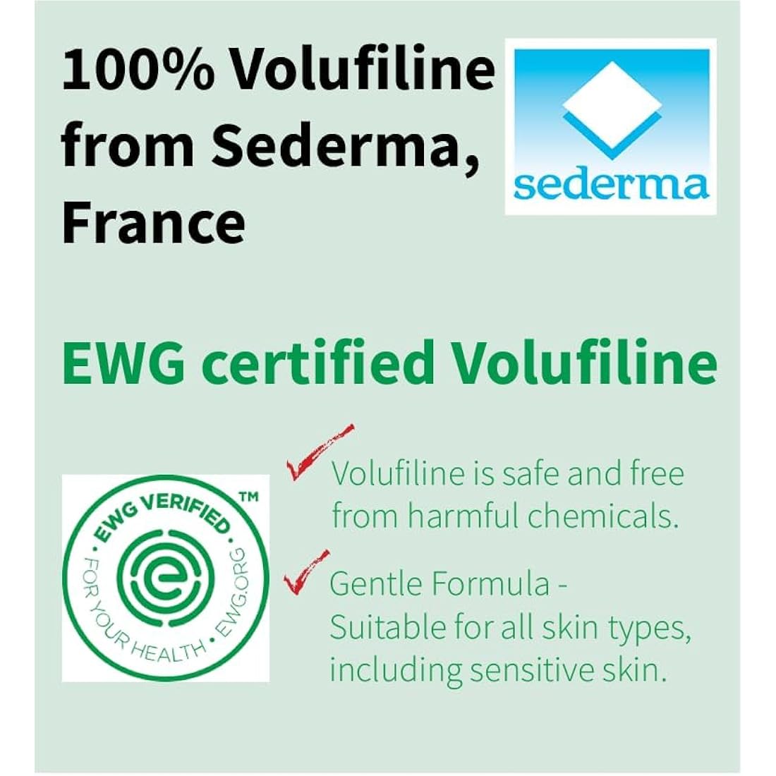100% Volufiline 10ml (0.37 Fl Oz) Patented Cosmetic Ingredient from SEDERMA (France) Just Add A Few Drops DIY Skin Care Cosmetic Ingredient