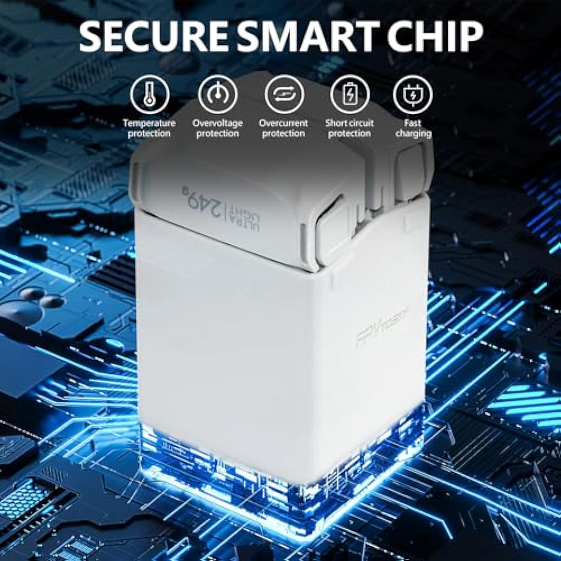 FPVtosky Mini 4 Pro Chargers for DJI Mini 3 / Mini 3 Pro/Mini 4 Pro Accessories, DJI Mini 3 Pro/Mini 4 Pro Two-Way Battery Charging Hub, Dual Batteries Fast Charging