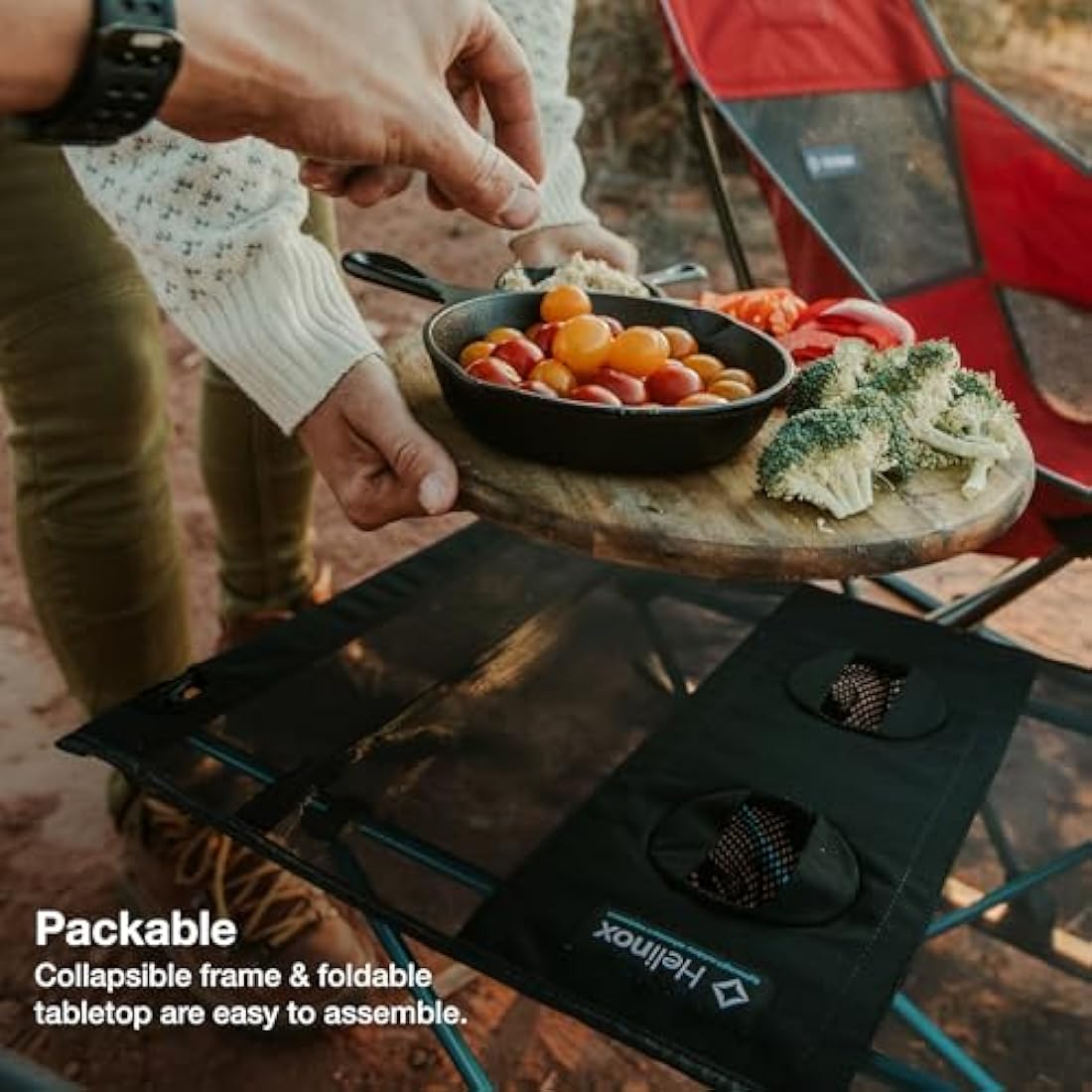 Helinox Table One | Exceptionally versatile, light and packable, the original table is the result of thoughtful, use-driven design