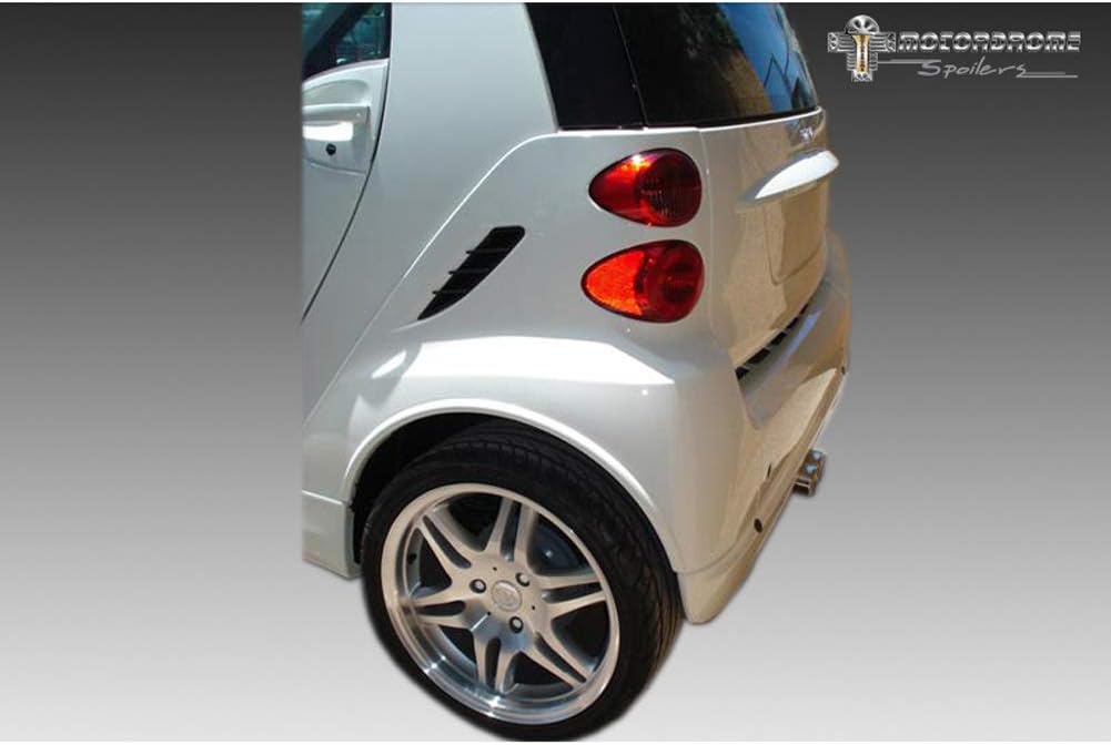 Motordrome Wheel arch extensions (rear side) compatible with MCC Smart ForTwo 4/2007- (2-pieces) (ABS)