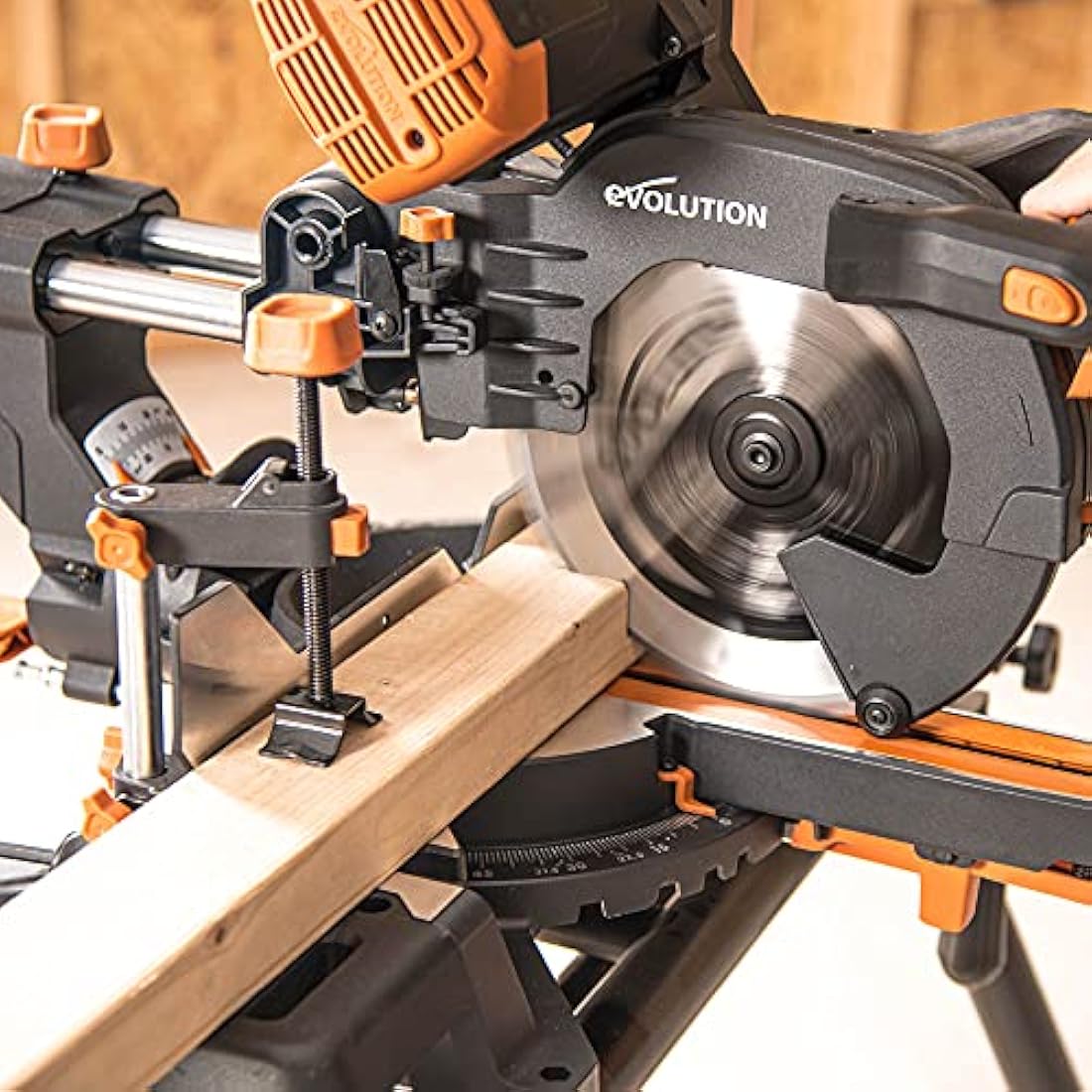 Evolution Power Tools GW355TCT-60 General Wood Carbide Tipped TCT Blade, For Chop Saws, Smooth and Fast Cuts In Wood, Clean, Splinter Free Cut, 60 Teeth, 355 mm