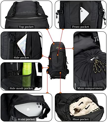 Doshwin 70L Backpack Trekking Camping Travel Hiking Large Rucksack for Men Women
