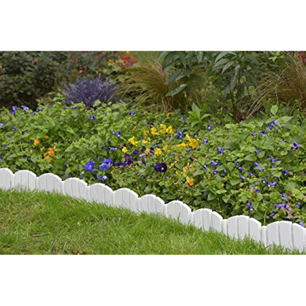 Dimex 3600WT-15C-6 Decorative Adirondak No-Dig Landscape Edging Kit-White