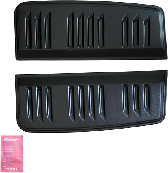 Oneway Air Vents compatible with Volkswagen Transporter T5.1/T6/T6.1 2010-2022 (Long wheel base) - Matt black