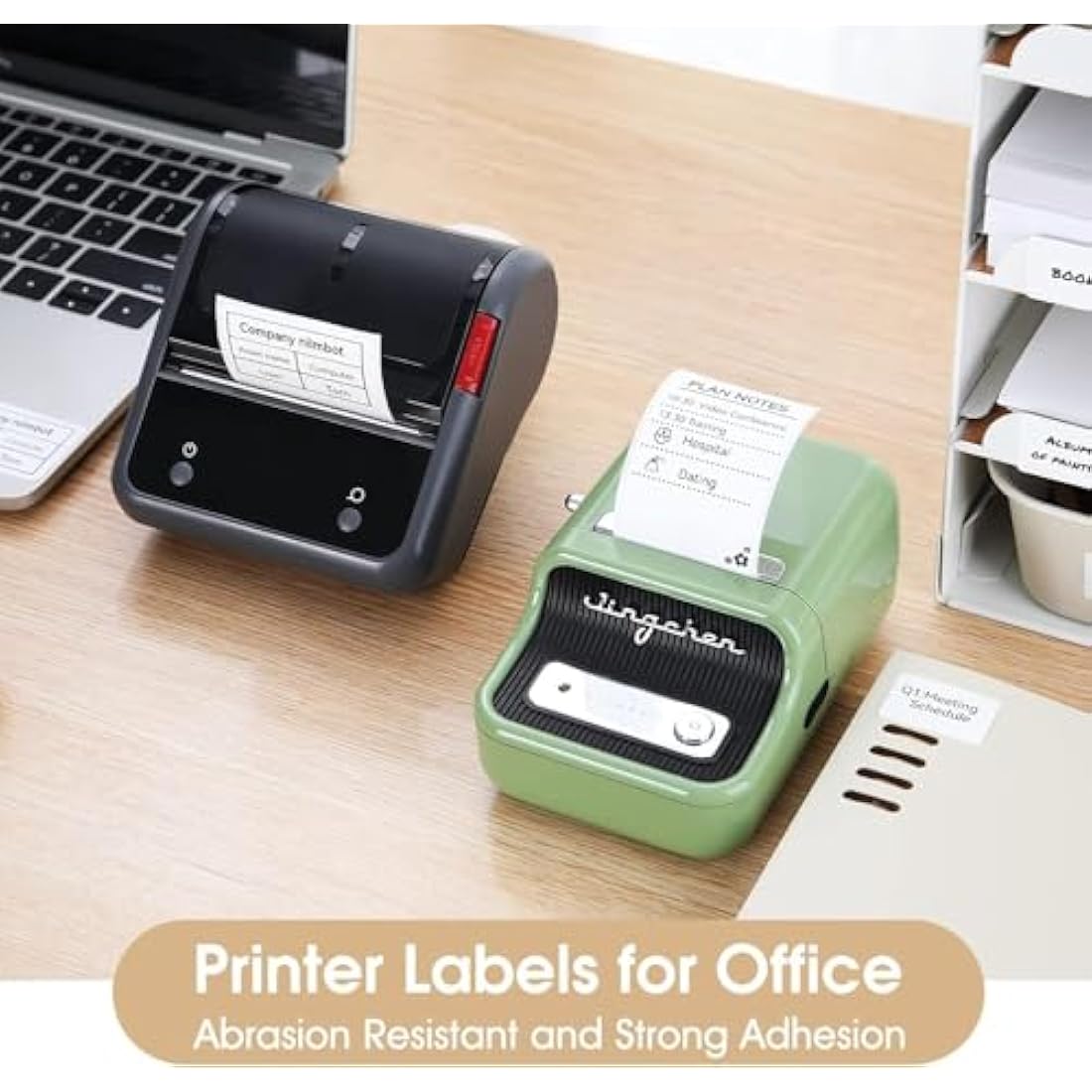 NIIMBOT B21/B3S Lable Maker Tape 1.97" x 2.76" (50×70mm) Waterproof Sticker Paper Shipping Address Labeling Replacement with Self-Adhesive,1 Roll of 110pcs (White)