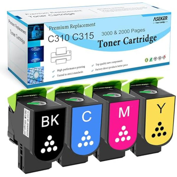 ASEKER C310 C315 Toner Cartridge Compatible for Xerox C310DNI C310DNIM C315DNI C315DNIM Laser Printer 006R04356 006R04357 006R04358 006R04359