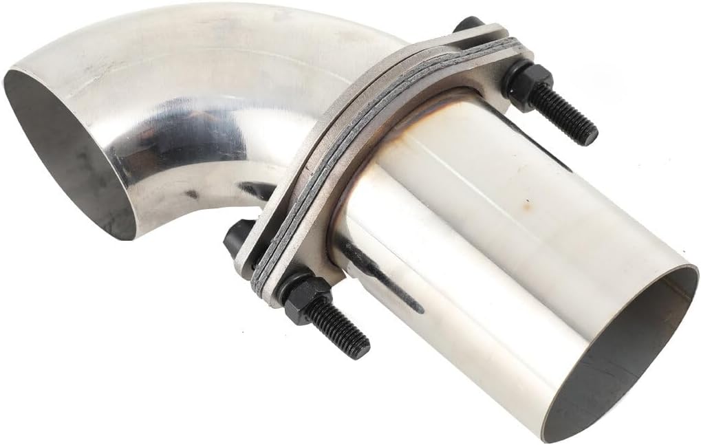 Universal Exhaust Valve, 304 Stainless Steel Electric Exhaust Valve, Heat Resistant up to 400℃, Stable Performance, Valve Replacement