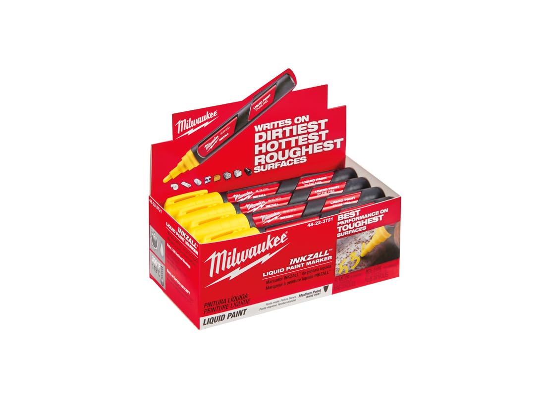 Milwaukee MHT48223711 INKZALLTM Liquid Paint Marker White