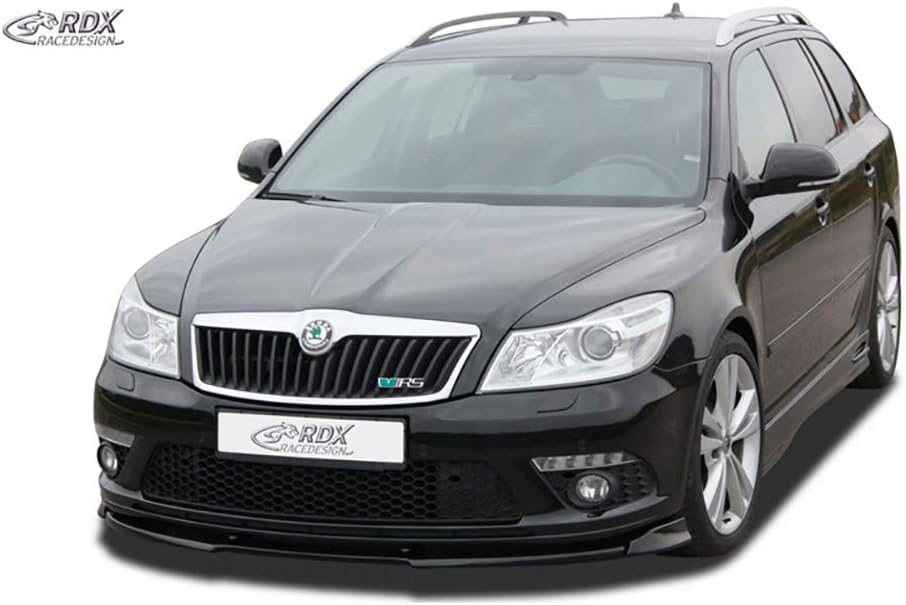 RDX Racedesign Front spoiler Vario-X compatible with Skoda Octavia II RS Facelift 2009-2012 (PU)
