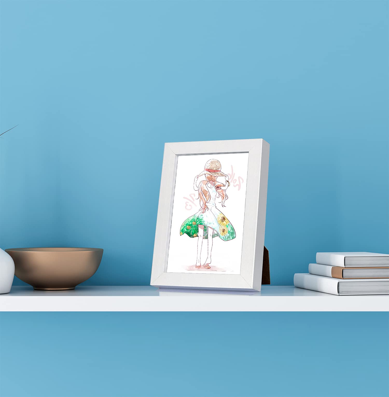 Black 50x70cm Boxed Picture Frames Set of 3 with Mounts for 40x60cm, 70x50cm poster frame with Acid Free mount for 40x60cm photo (Black 3Pack)