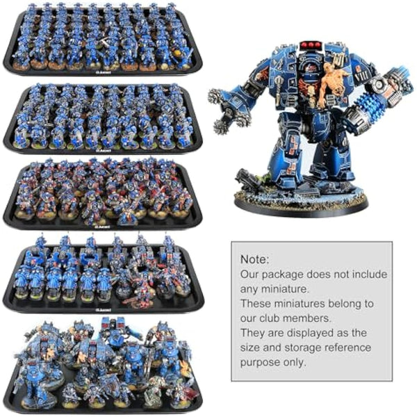 Jucoci Miniatures Storage Case Miniatures Transport Case (Large Size with Light)