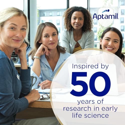 Aptamil Advanced 1 First Infant Baby Milk Powder Formula, from Birth, 800g (Pack of 4)