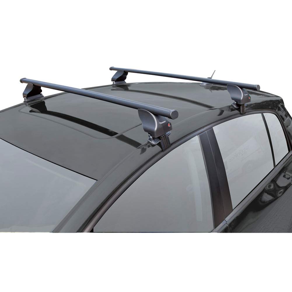 Twinny Load S33 Semi Fit Steel Roof Rack Set (For Vehicles Without Roof Rails), Black