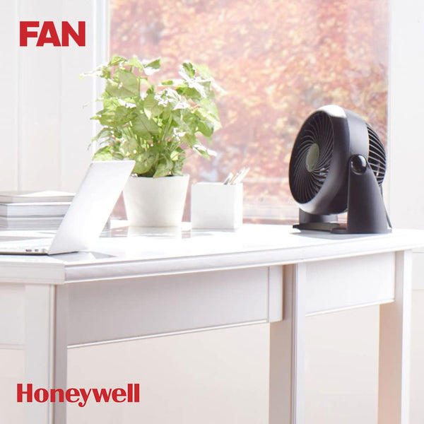 Honeywell TurboForce Power Fan (Quiet Operation Cooling, 90° Variable Tilt, 3 Speed Settings, Wall Mount Feature, Table Fan) HT900E