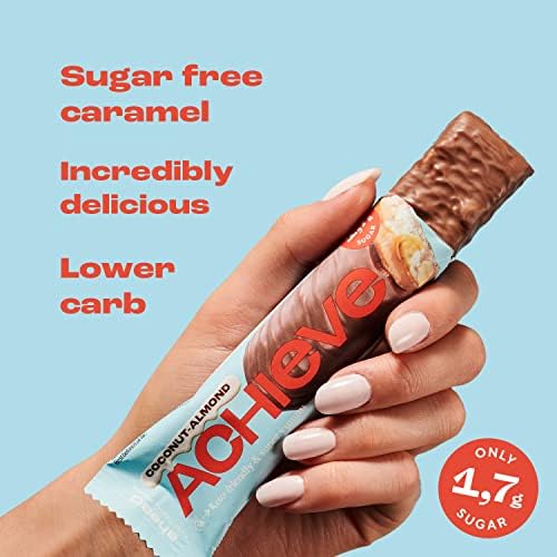 ahead | Keto Chocolate Bars – 18 x 35g – Coconut Almond – Low Carb Sugar Free – 100% Natural with MCT-Fats – Keto Snacks & Healthy Snacks