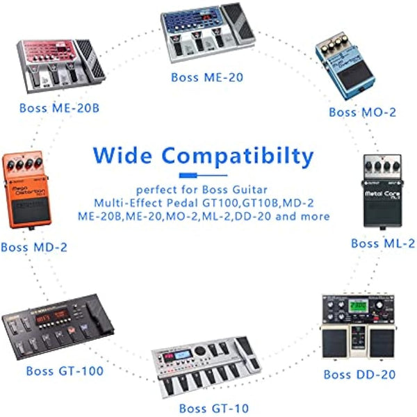 Guitar Effect Pedal Power Supply, Antoble 9V AC Mains Charger Adapter for Boss PSA-240 PSA-230 ACR-240