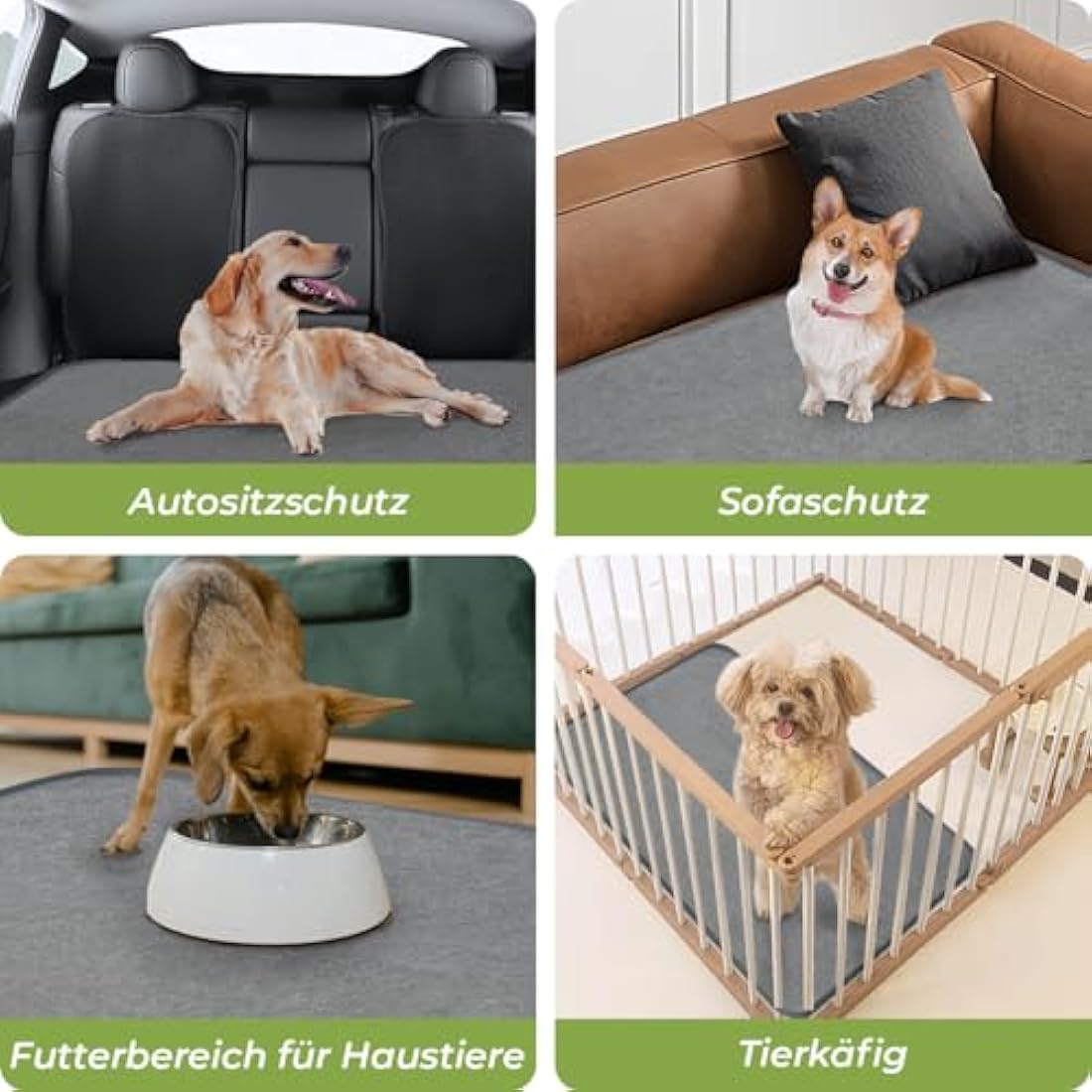 SDLDEER Washable Dog Pee Pads, 1 Pack 182 cm x 182 cm Washable Puppy Training Pads, Non-Slip, Super Absorbent Puppy Pads, PIPI Pads for Puppies, Kittens, Guinea Pigs