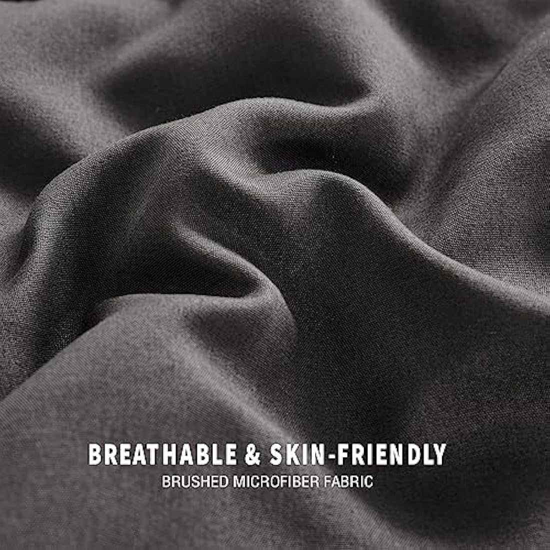 Exclusivo Mezcla 7.5 Tog King Size Duvet All Seasons, Ultra Soft Reversible Coverless Duvet, Lightweight Down Alternative Comforter, 230x220 cm Grey