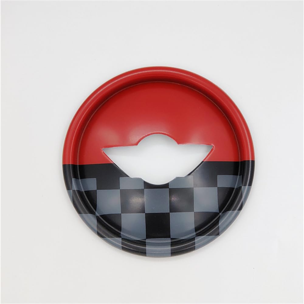 ABS Plastic Steering Wheel Decoration Trim Cover Sticker Shell for Mini Cooper F54 Clubman F55 Hardtop F56 Hatchback F57 Convertible F60 Countryman 2014~2020 (Union Jack Gray)