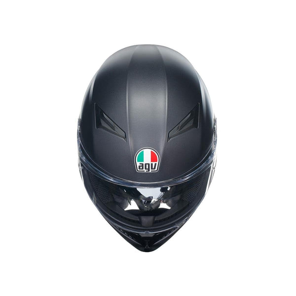 AGV K3 Full Face ECE 22.06 Motorcycle Helmet - Plain, Matt Black