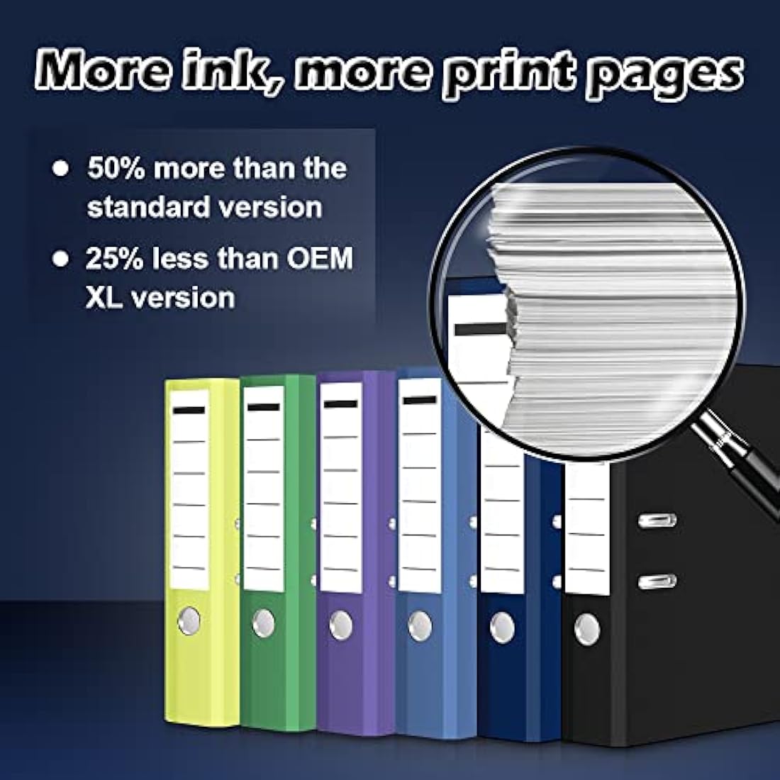 953 XL 953XL Ink Cartridges Multipack for HP 953XL Ink Cartridges,Not Affected by Upgrade, Work for HP Officejet Pro 7720 7730 7740 8210 8710 8720 8725 8730 8740 Printer (1BK 1CY 1MG 1YL) 4Pack