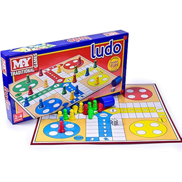KandyToys M.Y Ludo Game - Traditional Ludo Board Game for Kids & Adults