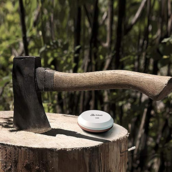 DDF IohEF Axe/Hatchet Sharpening Stone 180/320 Grit, Professional Garden Tool/Lawnmower Blade Sharpener, Axe Sharpener with Portable Bag, for Garden Tools, Chisels, Axes, Secateurs, Pruner etc