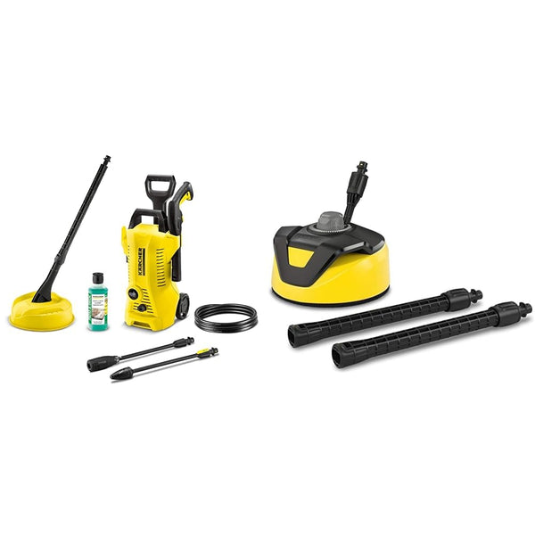 Kärcher K 2 Power Control Home pressure washer, pressure: max. 110 bar, flow rate: 360 l/h, area: 20 m²/h, water filter, weight: 4.0 kg, high-pressure gun, dirt blaster, spray lance, Home Kit