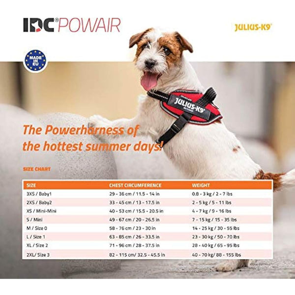IDC Powair Harness, Size: L, Neon