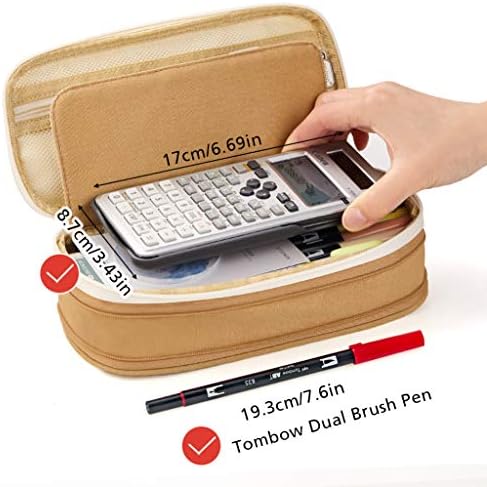 EASTHILL Big Capacity Pencil Pen Case Office College School Large Storage High Capacity Bag Pouch Holder Box Organizer