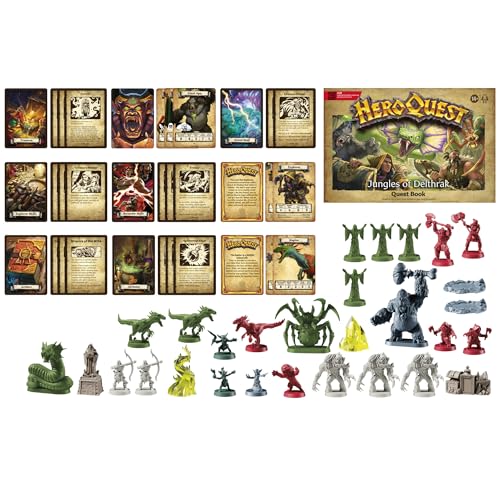 Avalon Hill HeroQuest Jungles of Delthrak Quest Pack, Requires HeroQuest Game System to Play, Roleplaying Games - English Version