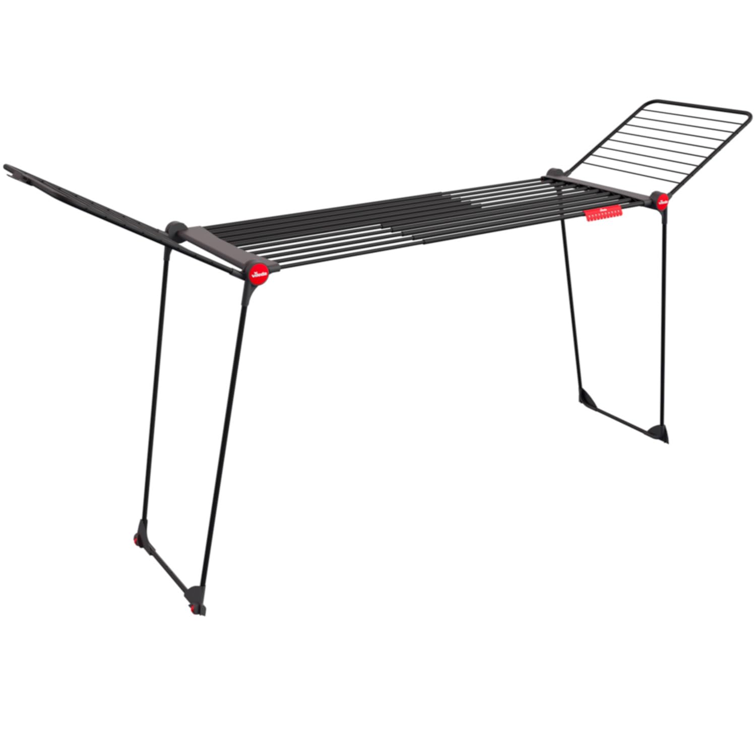 Vileda Infinity Flex Ultimate Extendable Large Black Clothes airer Strong and stable Less marks thicker tubes High wings Already assembled dryer