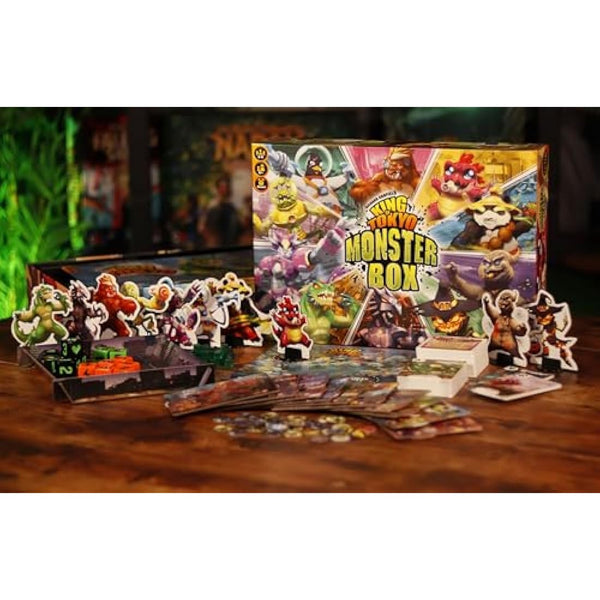 IELLO | King of Tokyo Monster Box | Board Game | Ages 8+ | 2-6 Players | 30 Minutes Playing Time