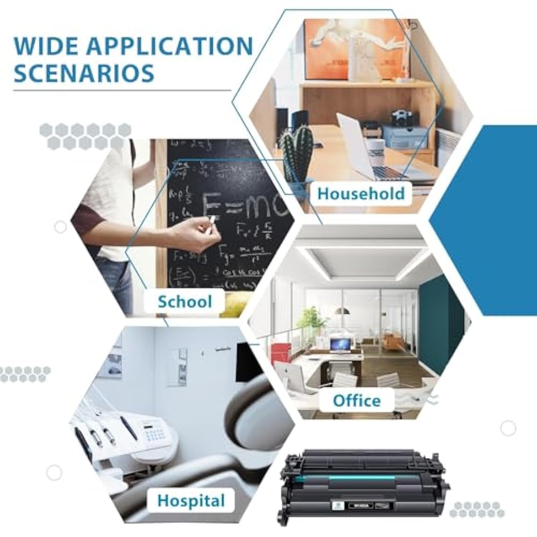 149A W1490A (With Chip) Toner Cartridge Compatible for HP 149A 149X W1490A W1490X Toner Pro 4002dn 4002d 4002dw 4002 MFP 4102fdw 4102dw 4102fdn 4102 Black, 2-Pack