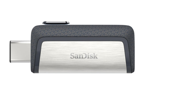 SanDisk Ultra Dual Drive USB flash drive 128 GB USB Type-A/USB Type-C 3.2 Gen 1 (3.1 Gen 1) Black, Silver
