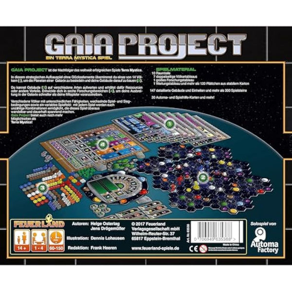 Feuerland Spiele 63538 Gaia Project