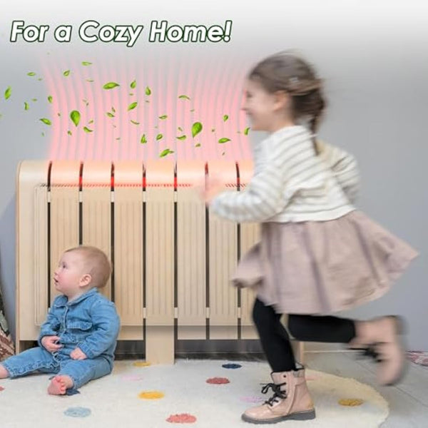 Radiator Cleaner Brush Thin Long 81cm Boar Bristles, Radiator Duster Brush Long Thin Bendable Flexible with Easy Grip Handle, Radiator Brushes for Cleaning Dust Inside Vanes and Backside