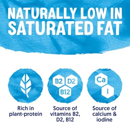 Alpro Soya Plant-Based Long Life Drink - Vegan Dairy Free & Lactose Free Milk Alternative - 1L (Pack of 8)