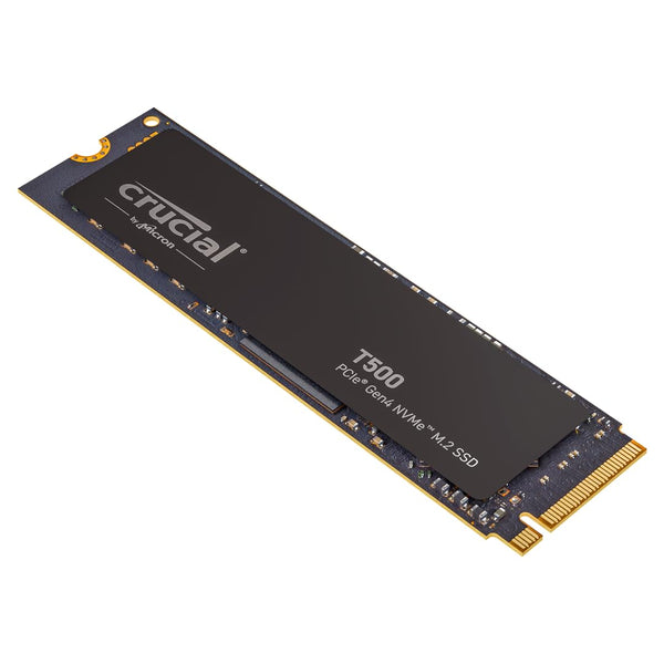 Crucial T500 2TB SSD PCIe Gen4 NVMe M.2 Internal Gaming PS5 SSD with Heatsink, Up to 7400MB/s, Compatible with PlayStation 5, TLC NAND, Desktop PC, Solid State Drive - CT2000T500SSD5