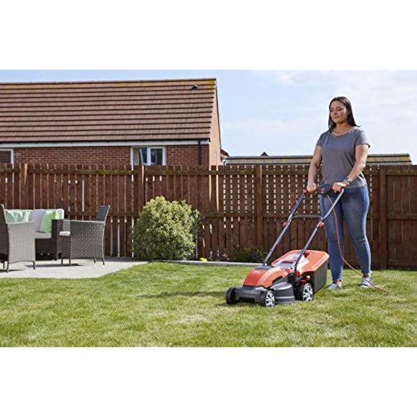 Flymo Speedi-Mo 360VC Electric Rotary Lawn Mower, 1500W, 36cm Cutting Width, 40 L Grass Box, 967663301