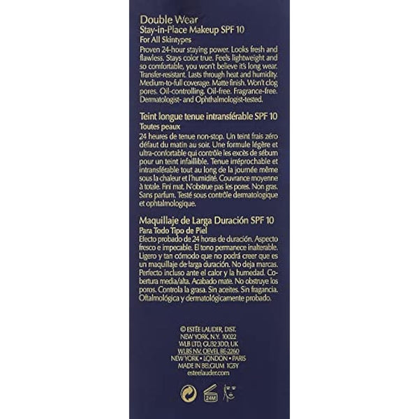 Estee Lauder Double Wear Stay in Place Makeup SPF10 - 1W1 Bone, 30 ml