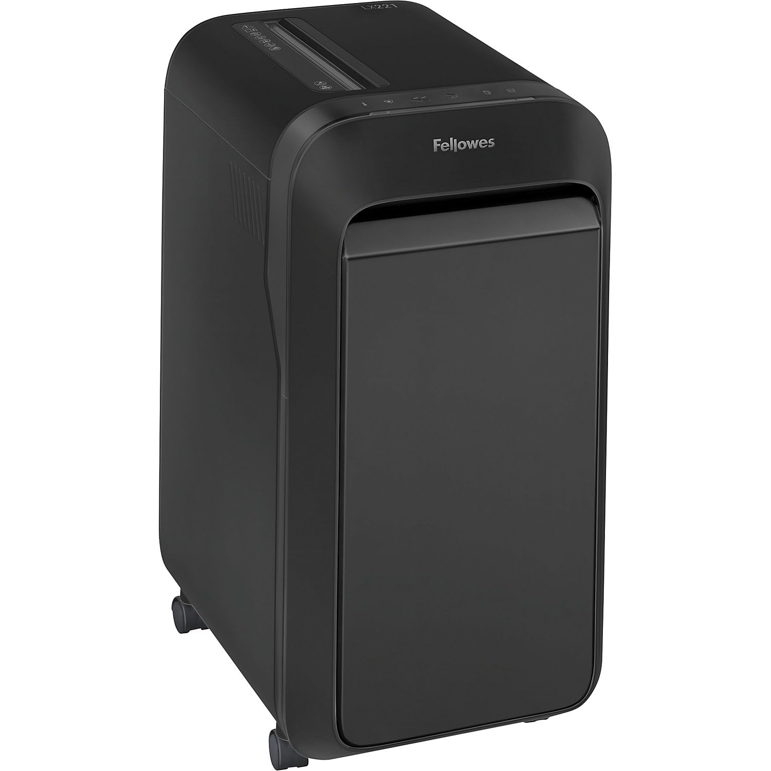 Fellowes 18 Sheet Paper Shredder for Office Use - 100% Jam Proof Cross Cut Shredder - 99Ci Shreds for 30 Minutes - Powershred Office Shredder with Large 34 Litre Pull-Out Bin - DIN Level P4 - Black