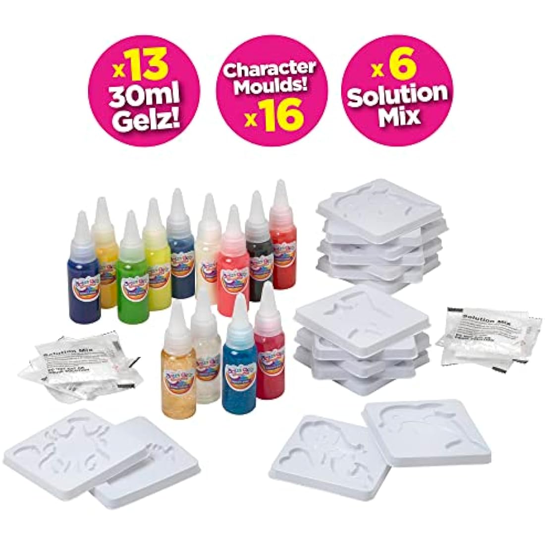 John Adams, Aqua Gelz Colossal Activity Set: Aqua Gelz transforms like MAGIC Arts and crafts for Ages 5+