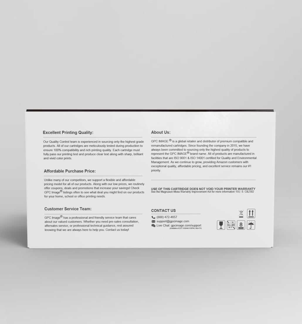 GPC Image TN2510XL TN2510 Toner Cartridge Compatible with Brother TN-2510XL, High Yield for Brother DCP-L2627DWE L2660DW; MFC-L2860DWE L2800DW L2860DW L2827DWXL L2827DW L2827DWE Printer, 1 x Black