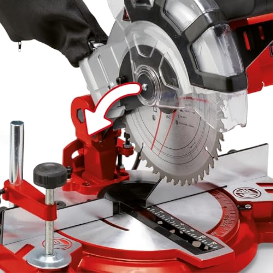 Einhell 4300295 1600W Compound Mitre Saw, Red
